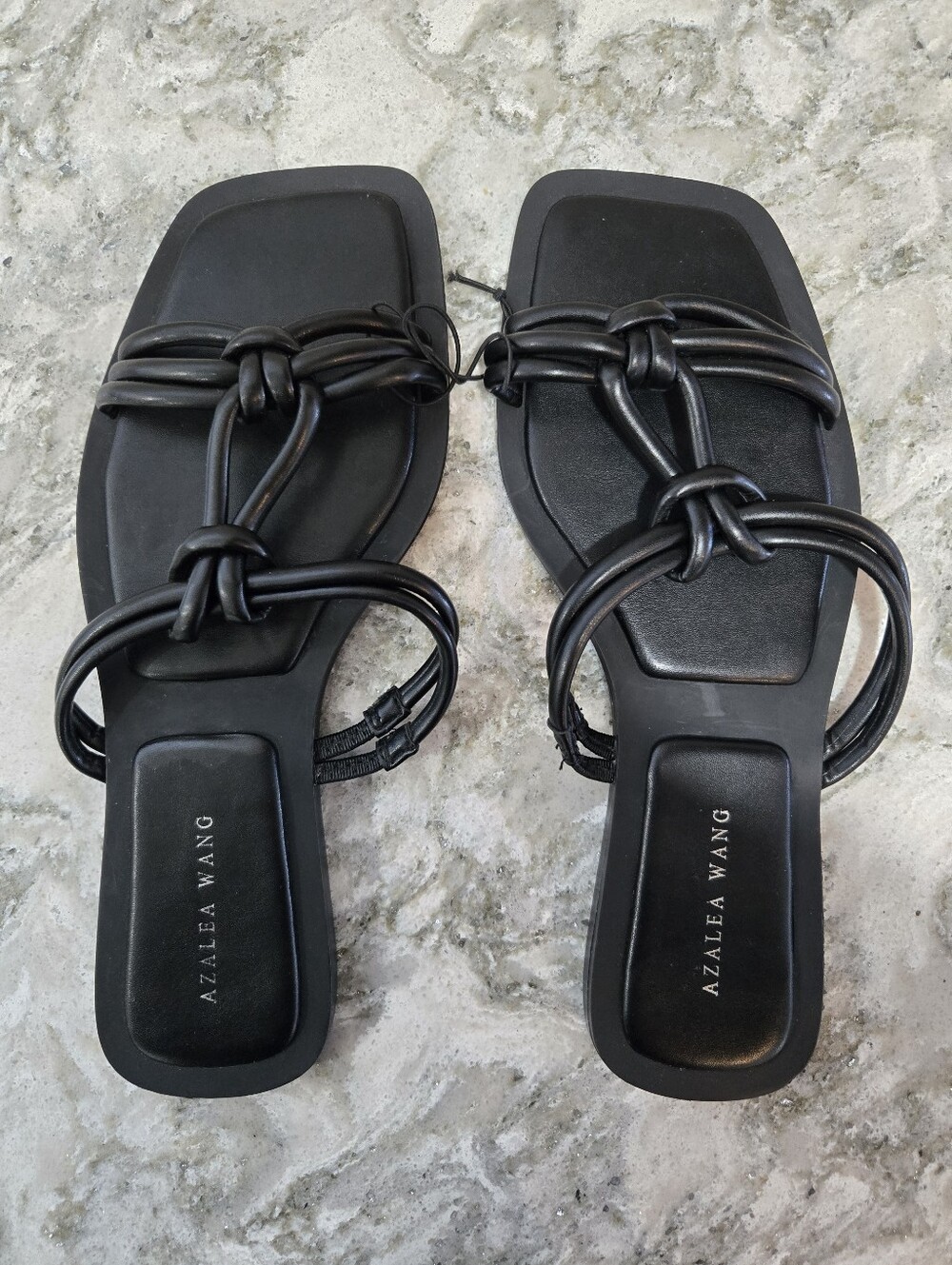 Azalea Wang NWOT Tubular Knot Sandals